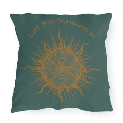 Pillow, Outdoor/Garden - Boho Let the Sunshine In Sunburst