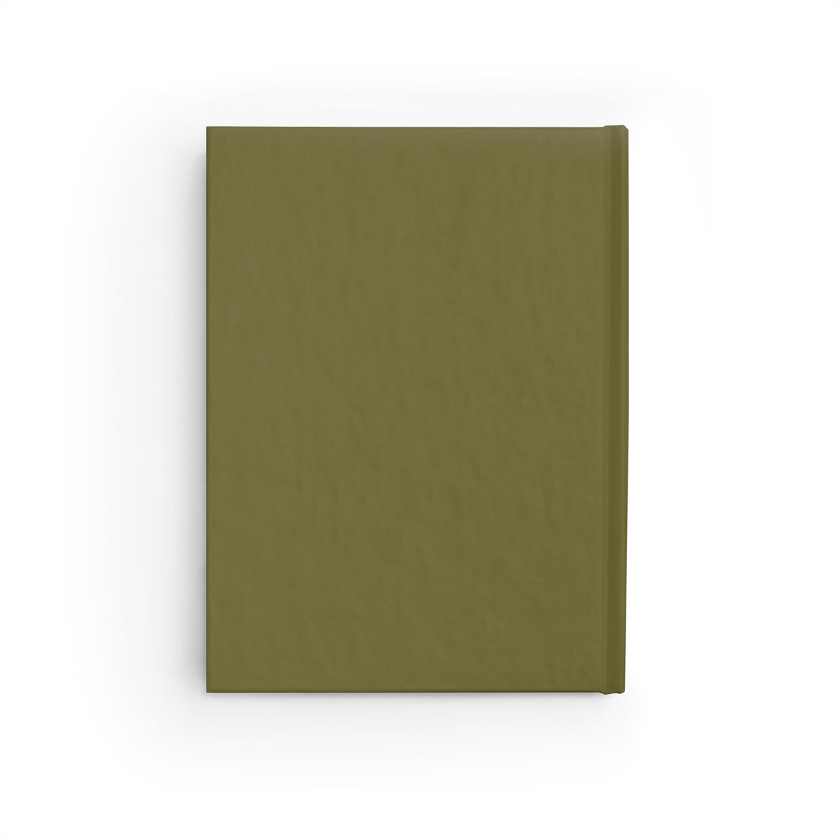 Journal Notebook, Hardcover Blank - Embossed Botanical Scarab (olive green)