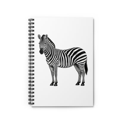 Zebra Spiral Notebook – Ruled Line