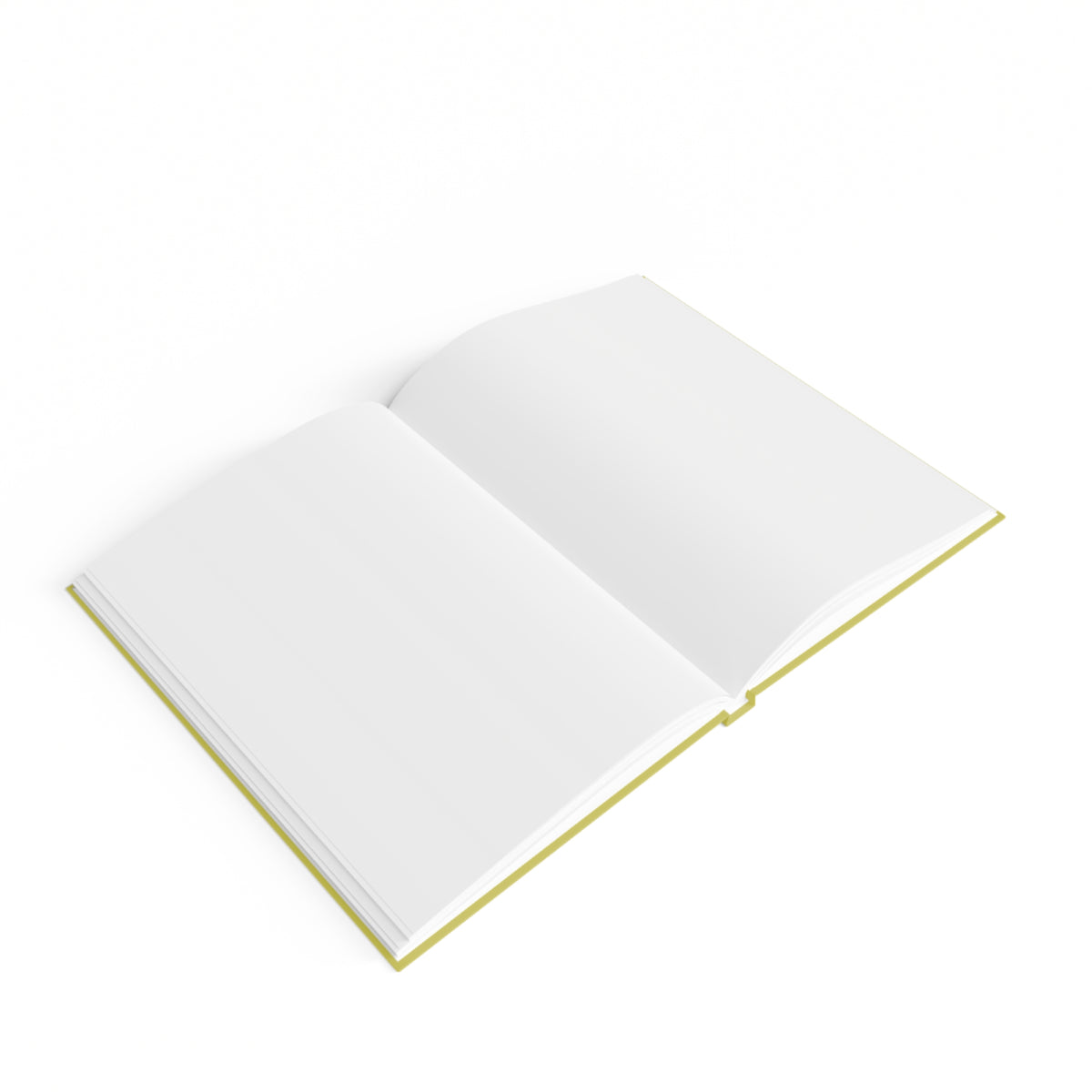Journal Notebook, Hardcover Blank - Let Go Buddha (yellow)