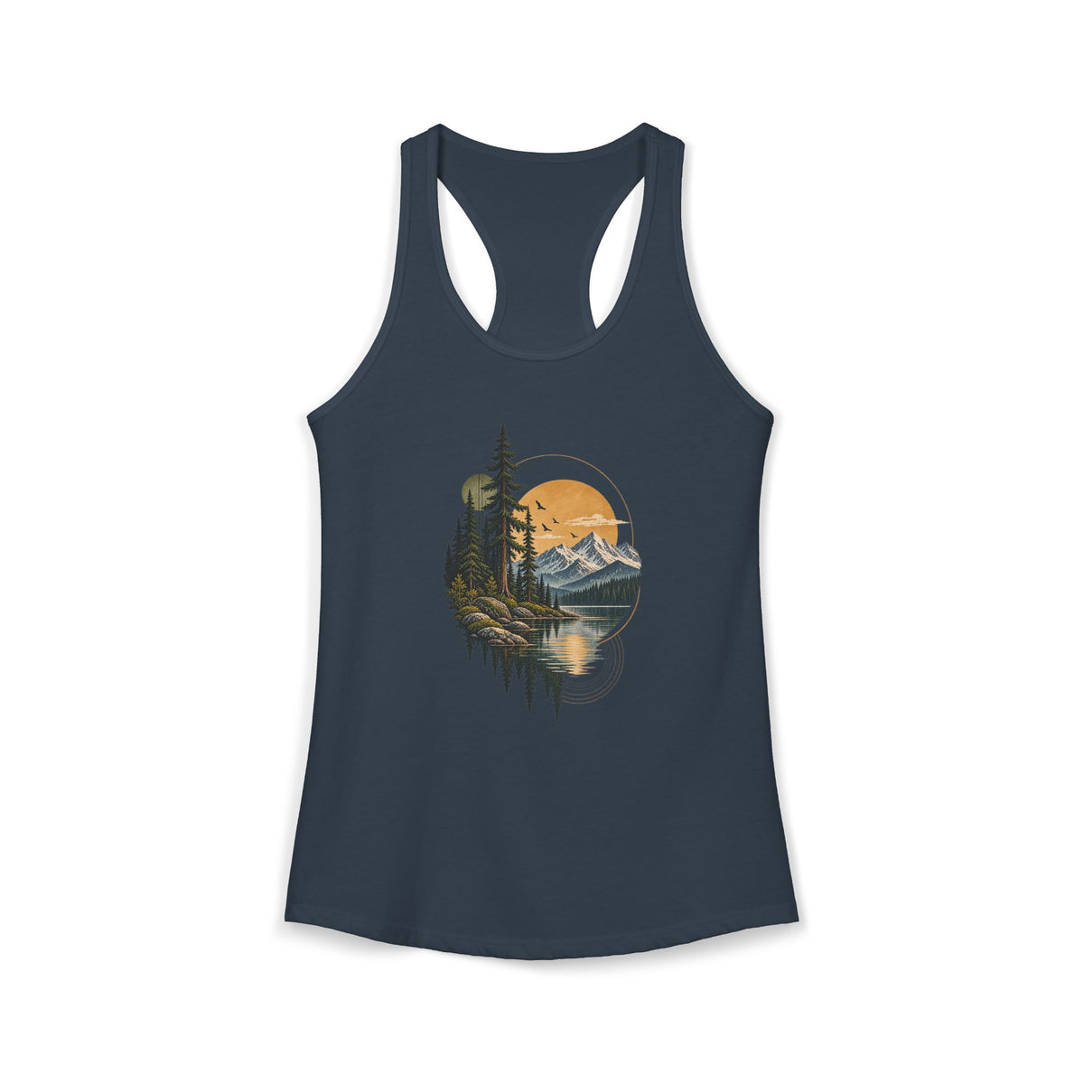 Tank Top, Racerback - Mountain Lake