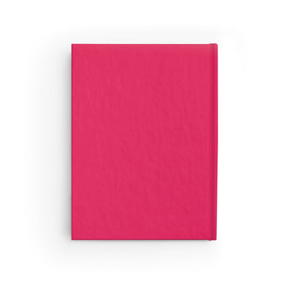 Journal Notebook, Hardback Blank - Tropical Tiger (dark pink)