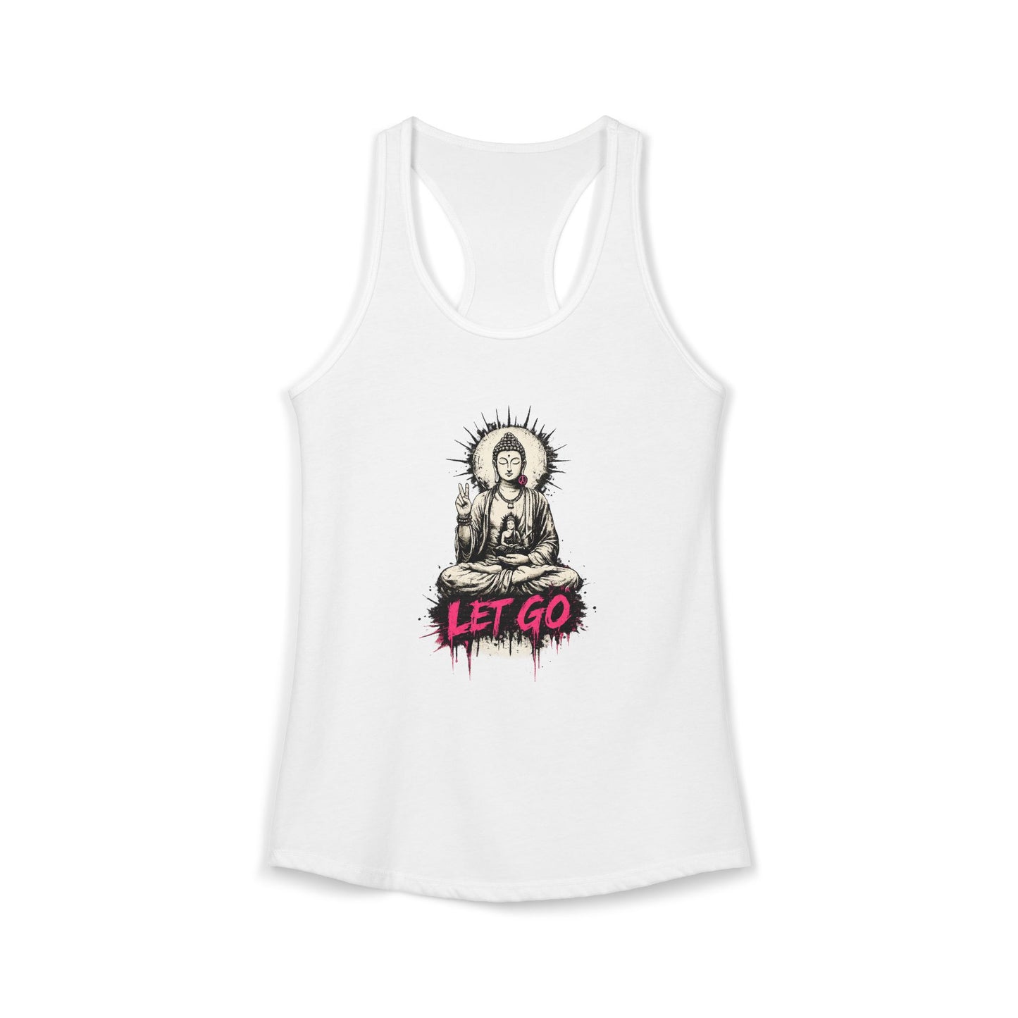 Buddha Let Go Racerback Tank