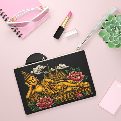 Recline with Buddha Clutch Bag