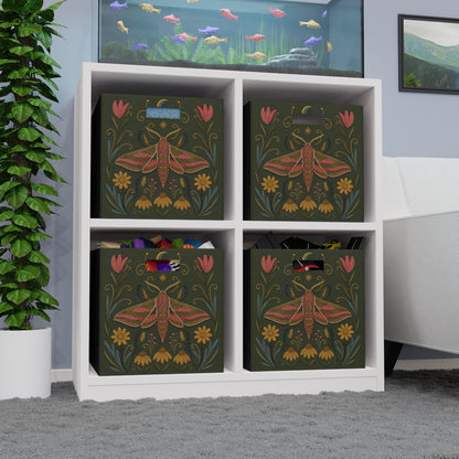 Elephant Hawk Moth Felt Storage Box