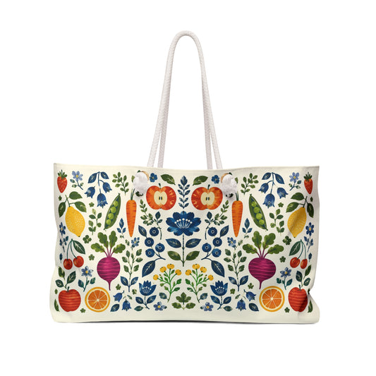 Floral Harvest Weekender Bag