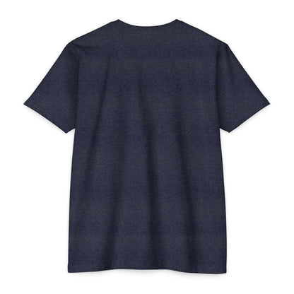 T-Shirt, Short Sleeve Boxy Crew Neck - Boho Indian-Inspired Elephant Floral