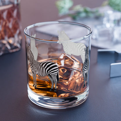Zebra Rocks Glass — 10oz