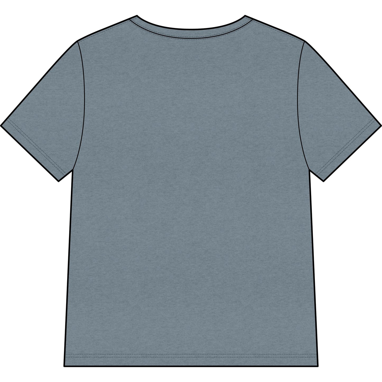 Morel Mushroom Illustration V-Neck Tee