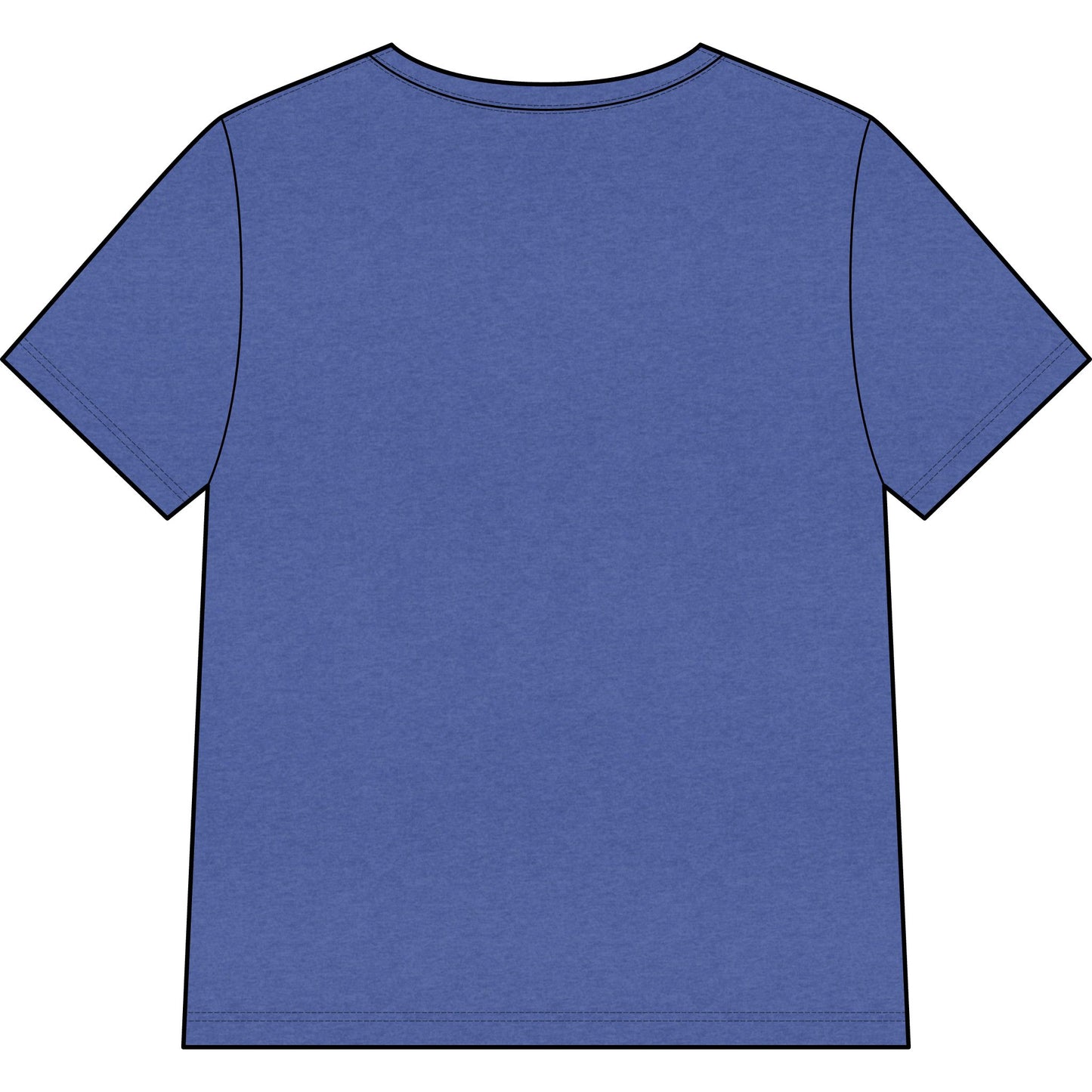 Morel Mushroom Illustration V-Neck Tee