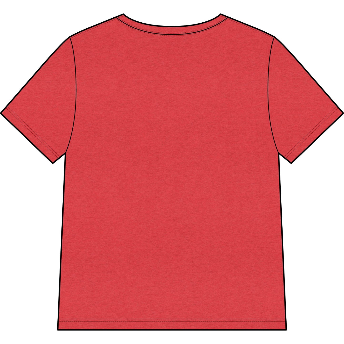 Morel Mushroom Illustration V-Neck Tee
