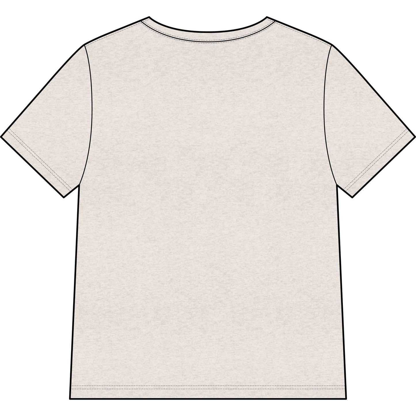 Morel Mushroom Illustration V-Neck Tee