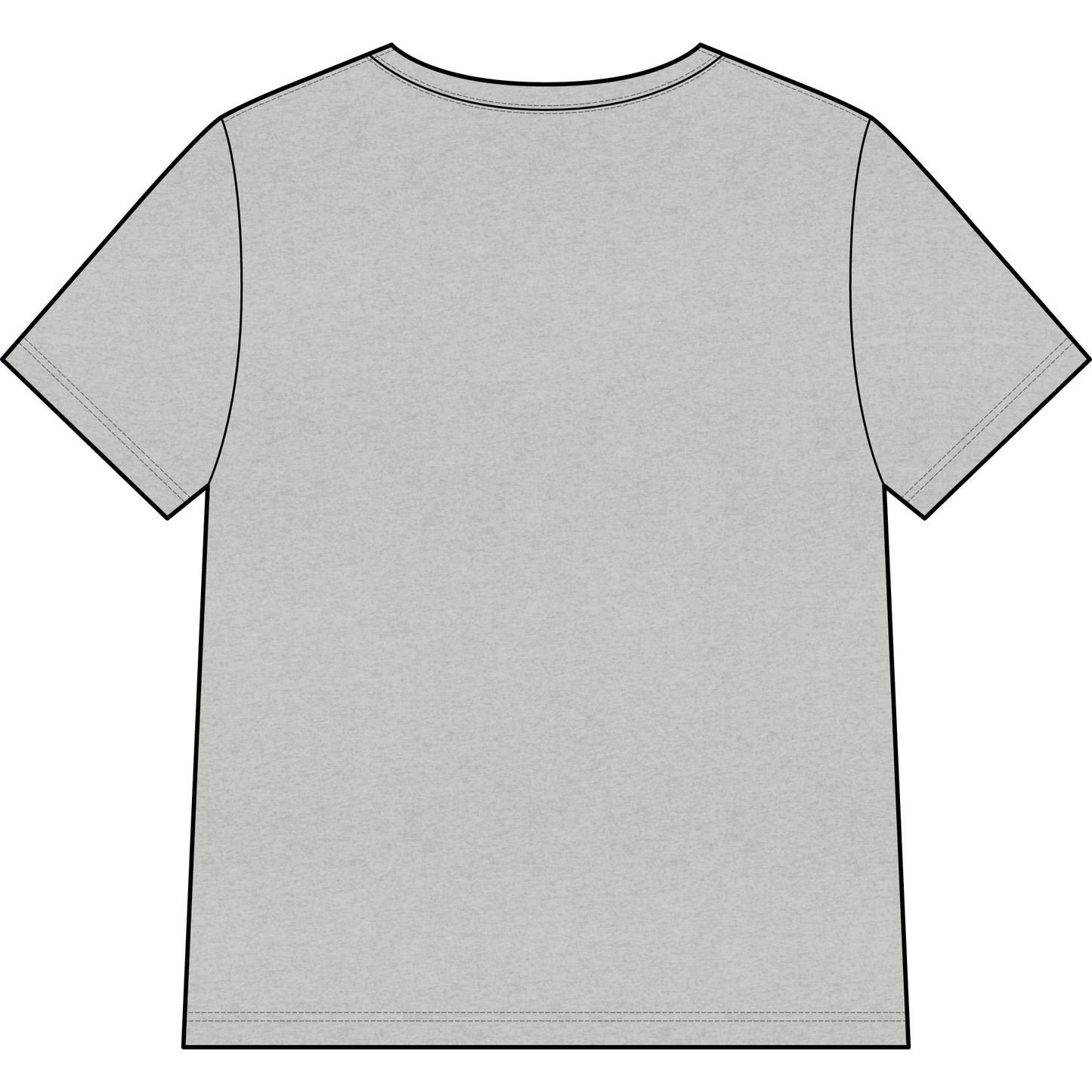 Morel Mushroom Illustration V-Neck Tee