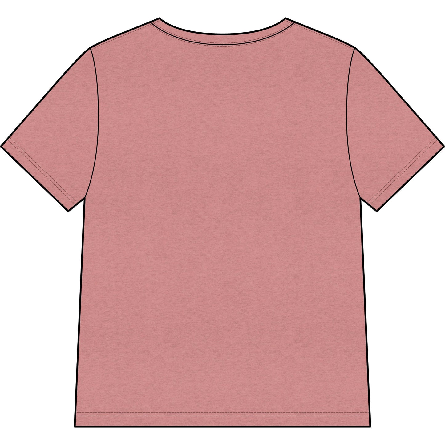 Morel Mushroom Illustration V-Neck Tee
