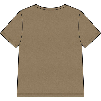 Morel Mushroom Illustration V-Neck Tee