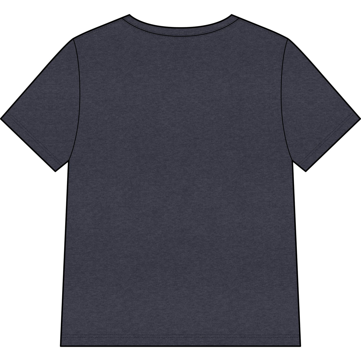 Morel Mushroom Illustration V-Neck Tee