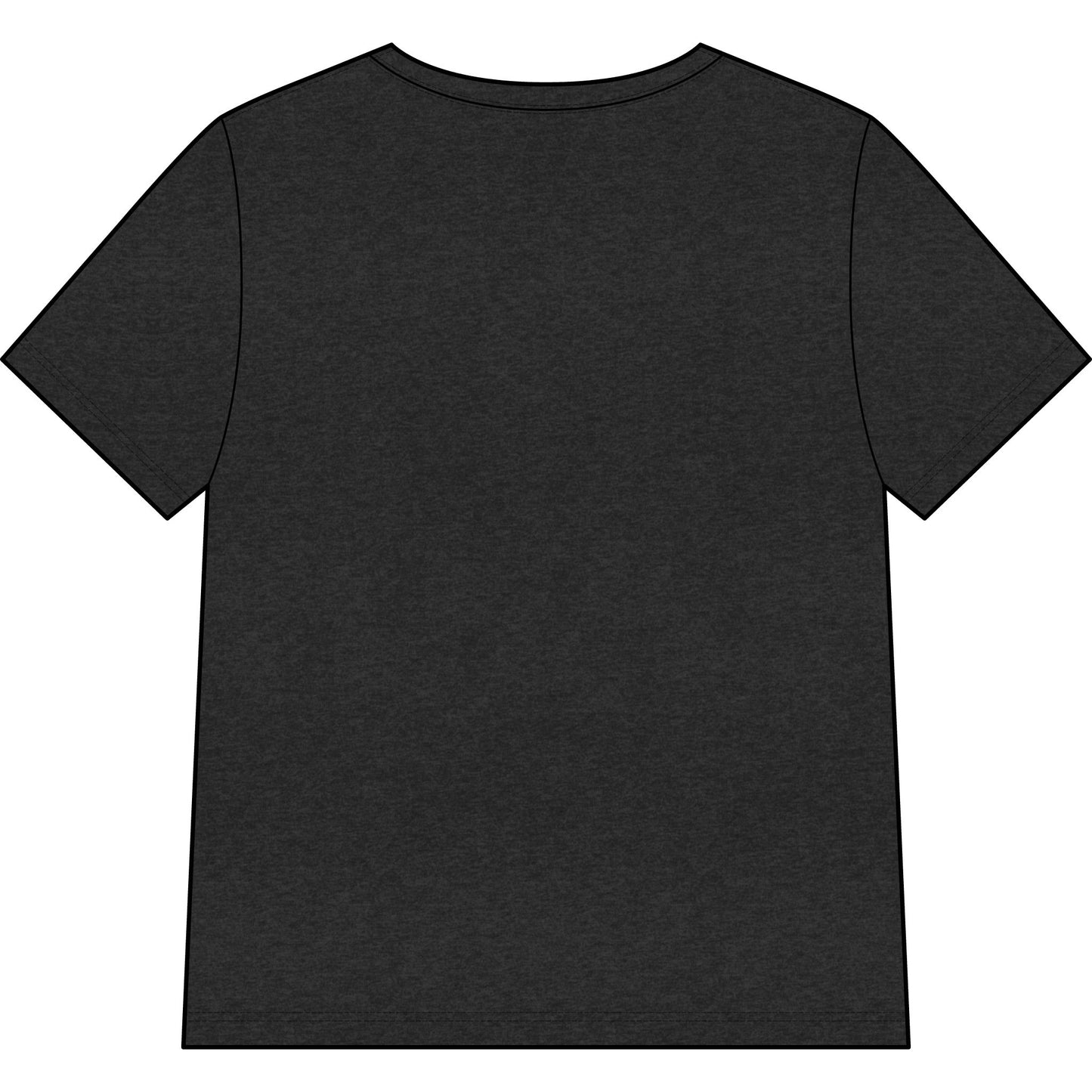 Morel Mushroom Illustration V-Neck Tee