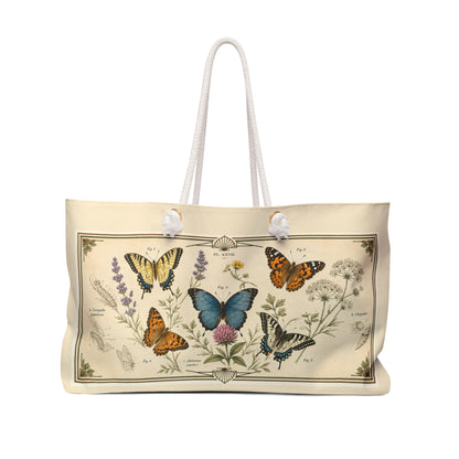 Butterfly Botanical Weekender Bag