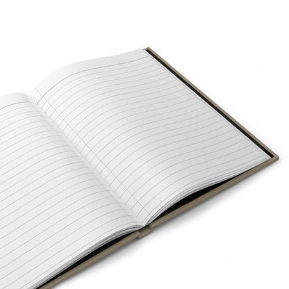 Journal Notebook, Lined Hardcover - Foxglove & Bees in Bloom
