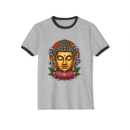 T-Shirt, Ringer - Buddha & Lotus