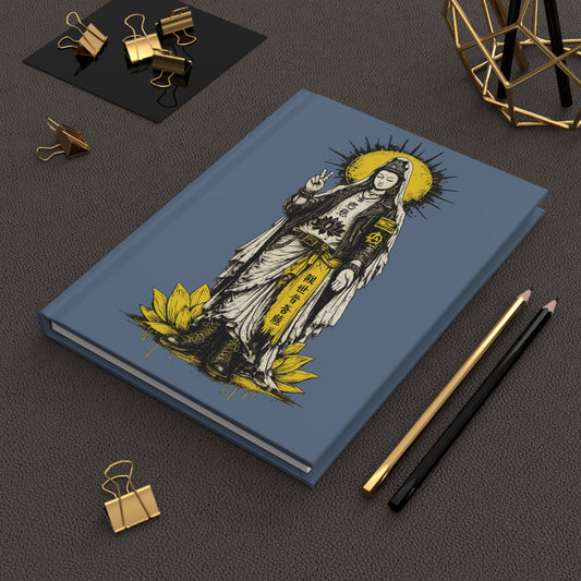 Kuan Yin Lotus Lined Hardcover Journal