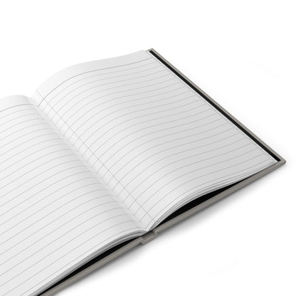 Journal Notebook, Hardcover Lined - A Wave at Sunset