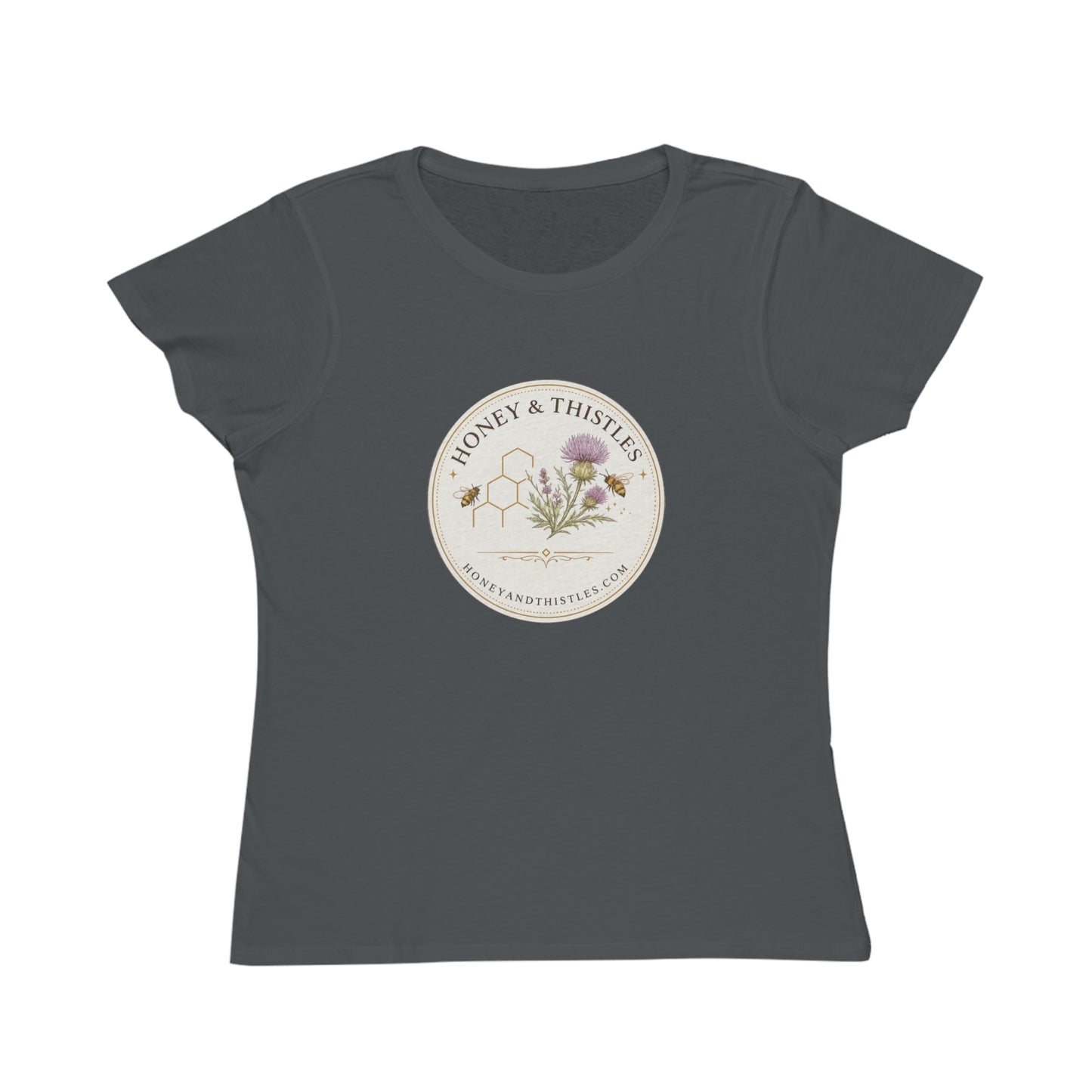Honey & Thistles Floral Logo T-Shirt