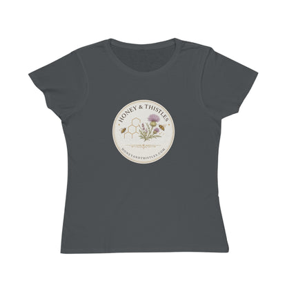 Honey & Thistles Floral Logo T-Shirt