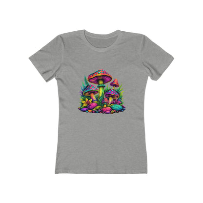 Colorful Psychedelic Mushroom Graphic T‑Shirt