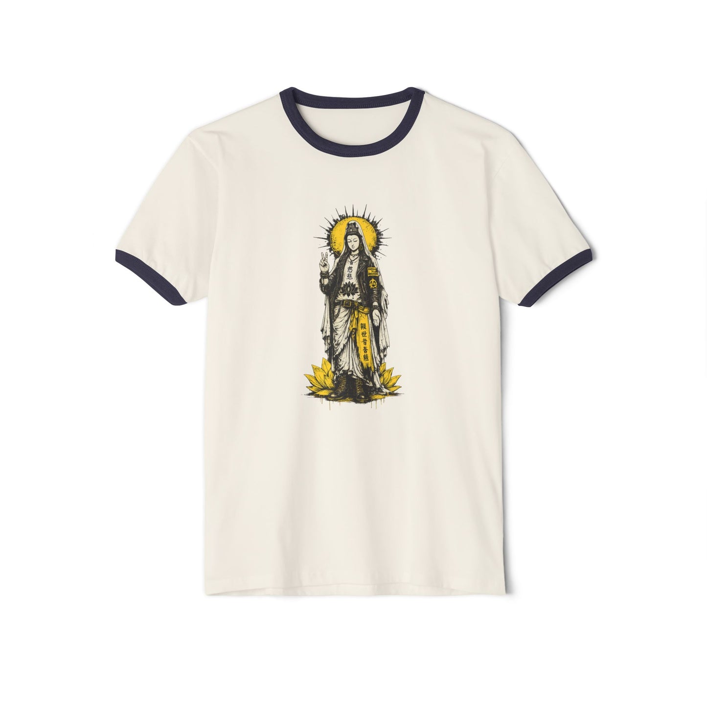 Punk Quan Yin Ringer T-Shirt