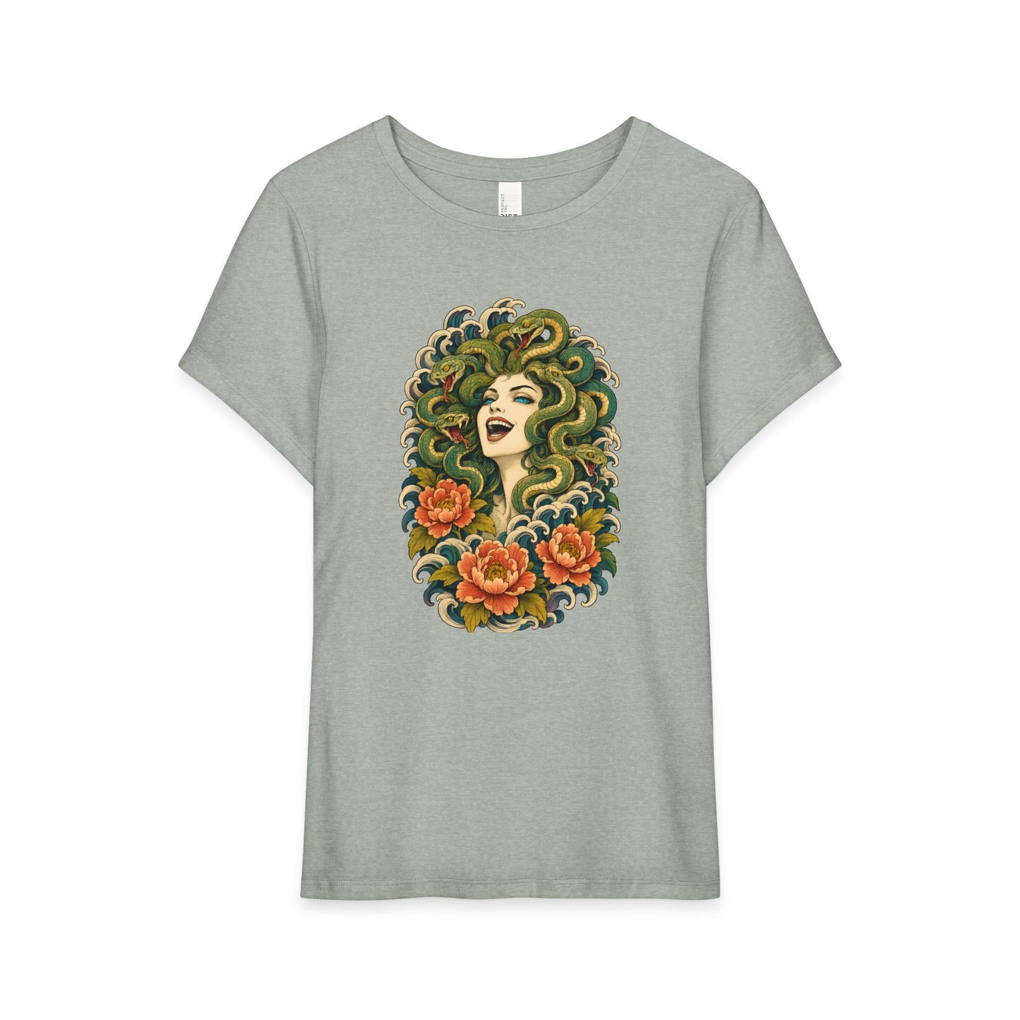 Medusa Floral Graphic Tee Shirt