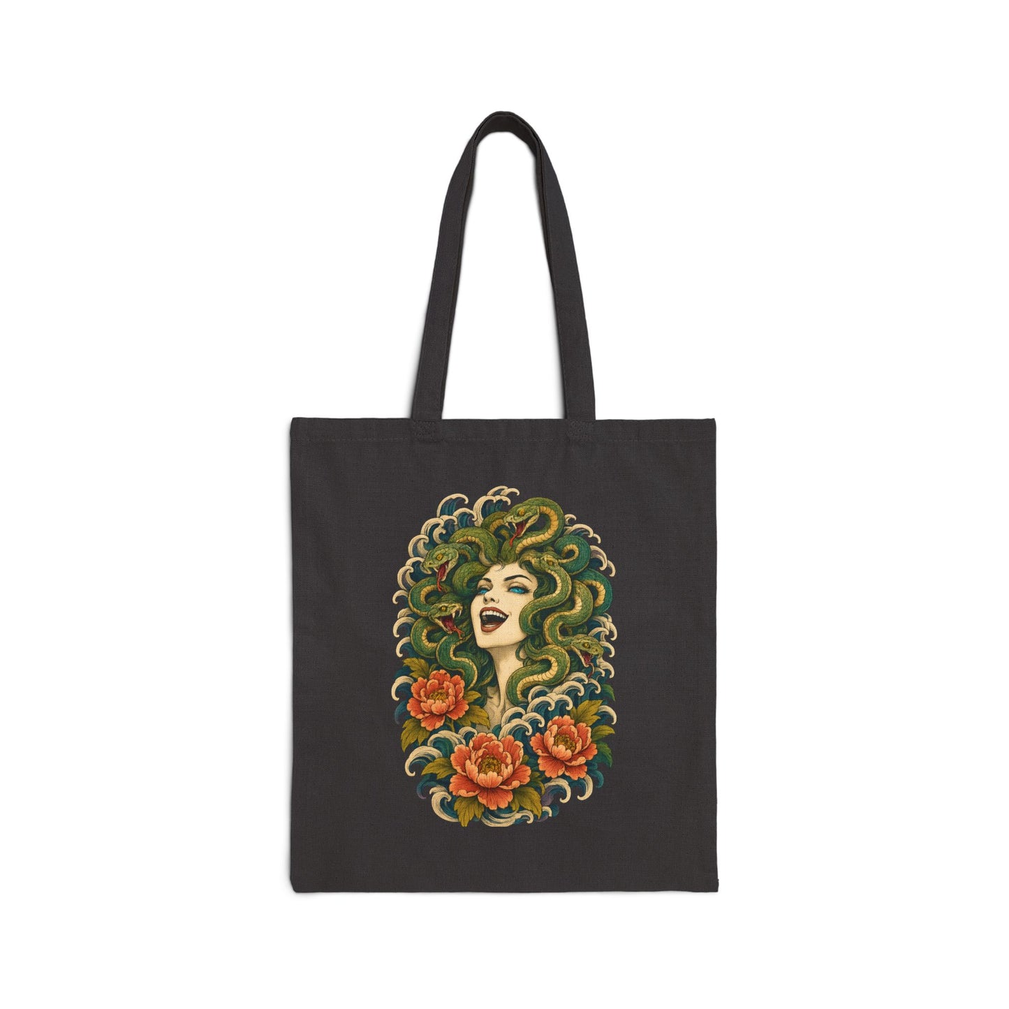 Medusa Having a Chuckle Canvas Tote Bag