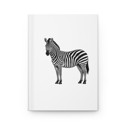 Zebra Hardcover Lined Journal