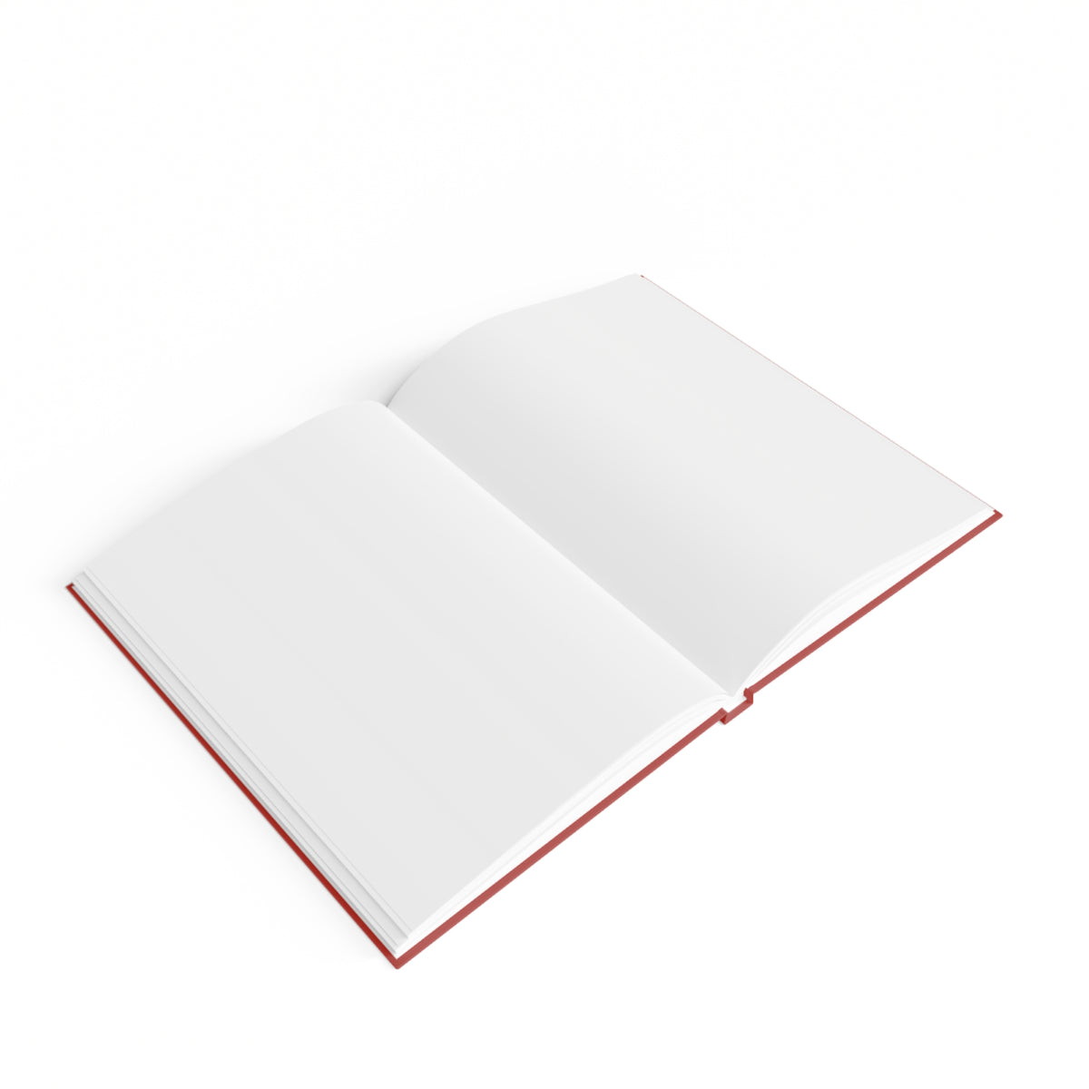 Journal Notebook, Hardback Blank - Buddha with Lotus (red)