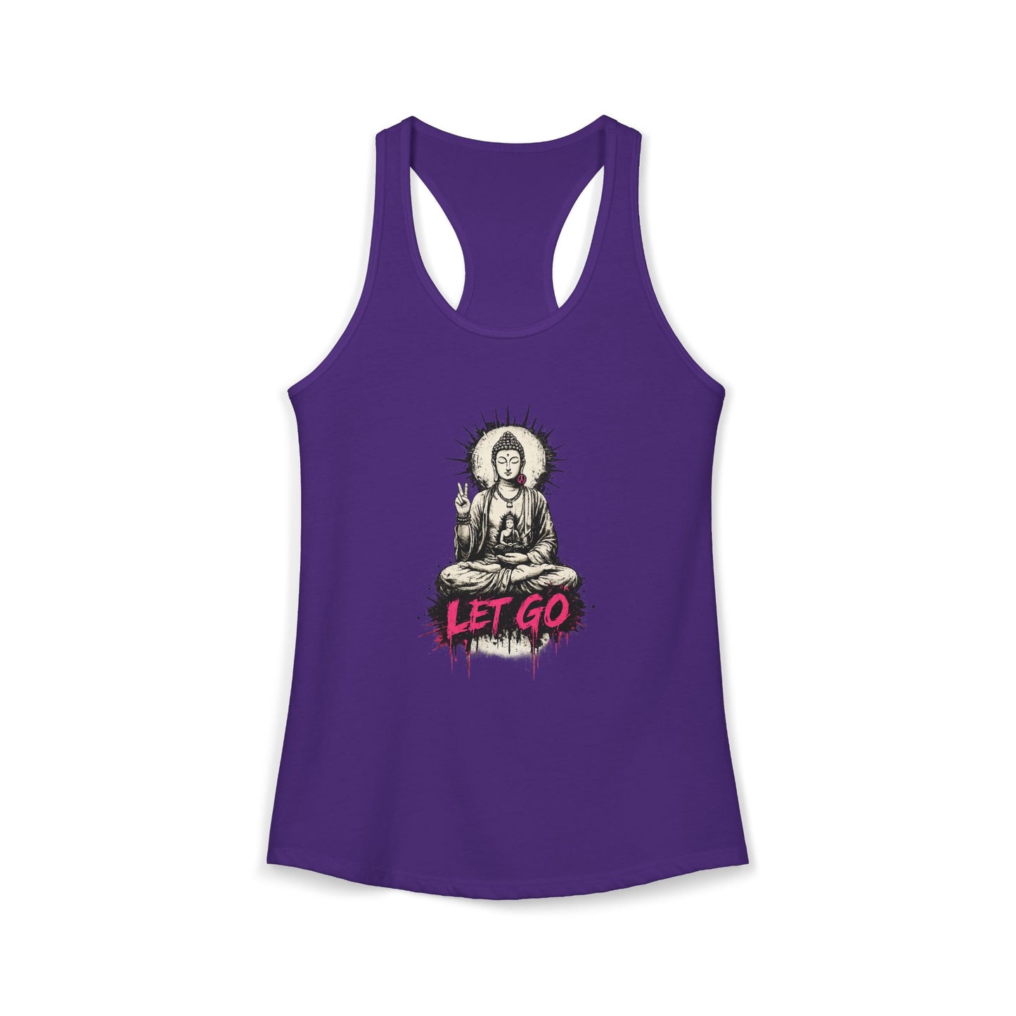 Buddha Let Go Racerback Tank