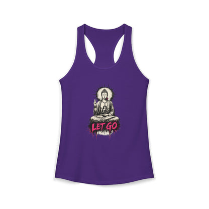 Buddha Let Go Racerback Tank