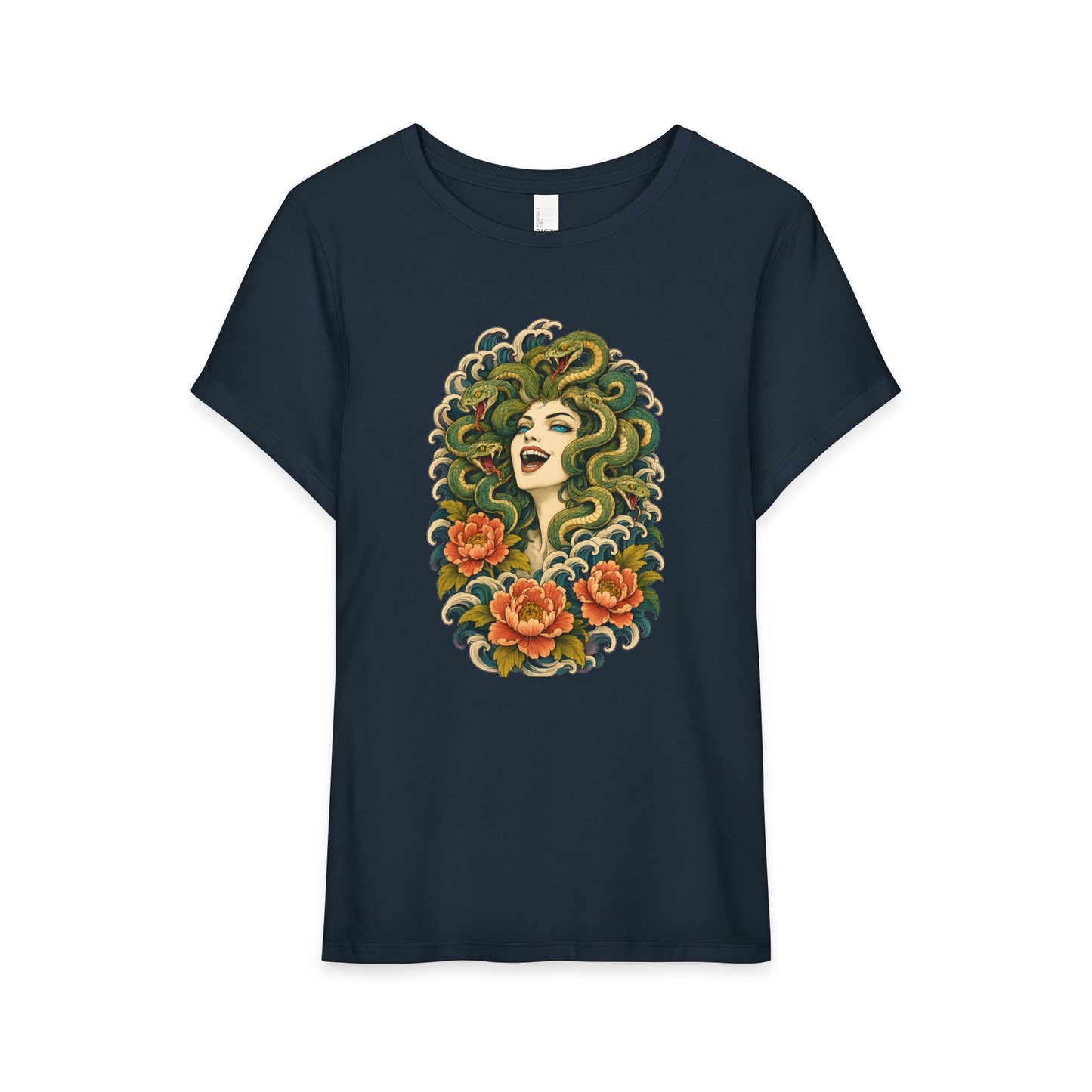 Medusa Floral Graphic Tee Shirt
