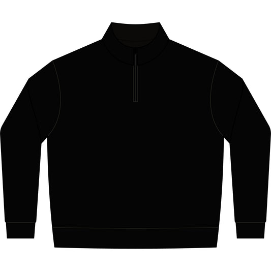 Fleece, Unisex Quarter zip - Mountain Lake