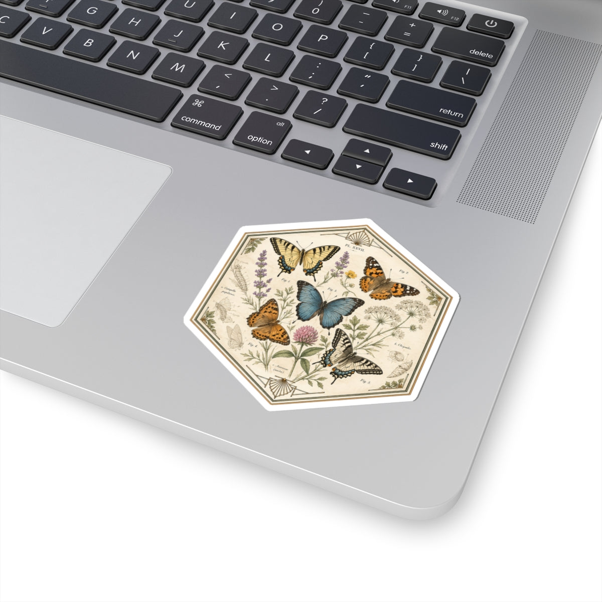 Sticker,  Kiss-Cut - Floral Butterflies
