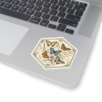 Sticker,  Kiss-Cut - Floral Butterflies