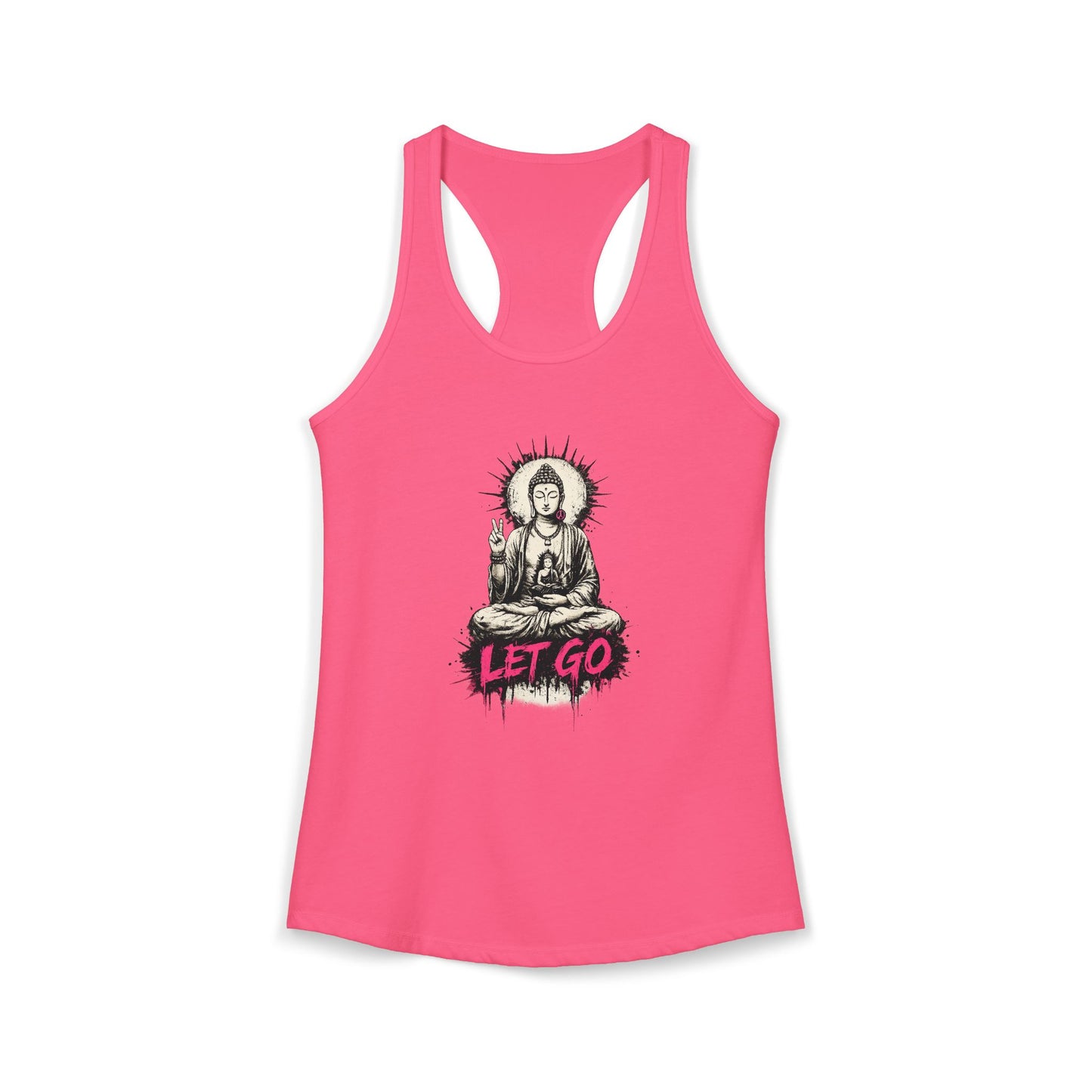 Buddha Let Go Racerback Tank