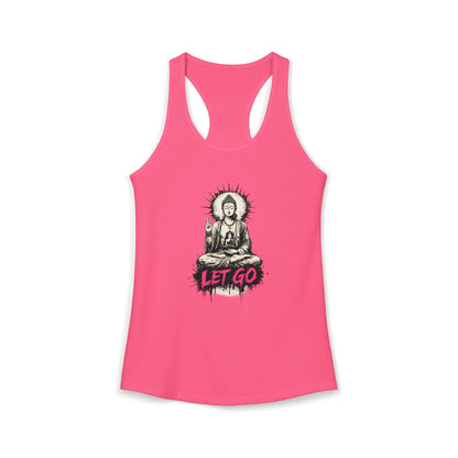 Buddha Let Go Racerback Tank