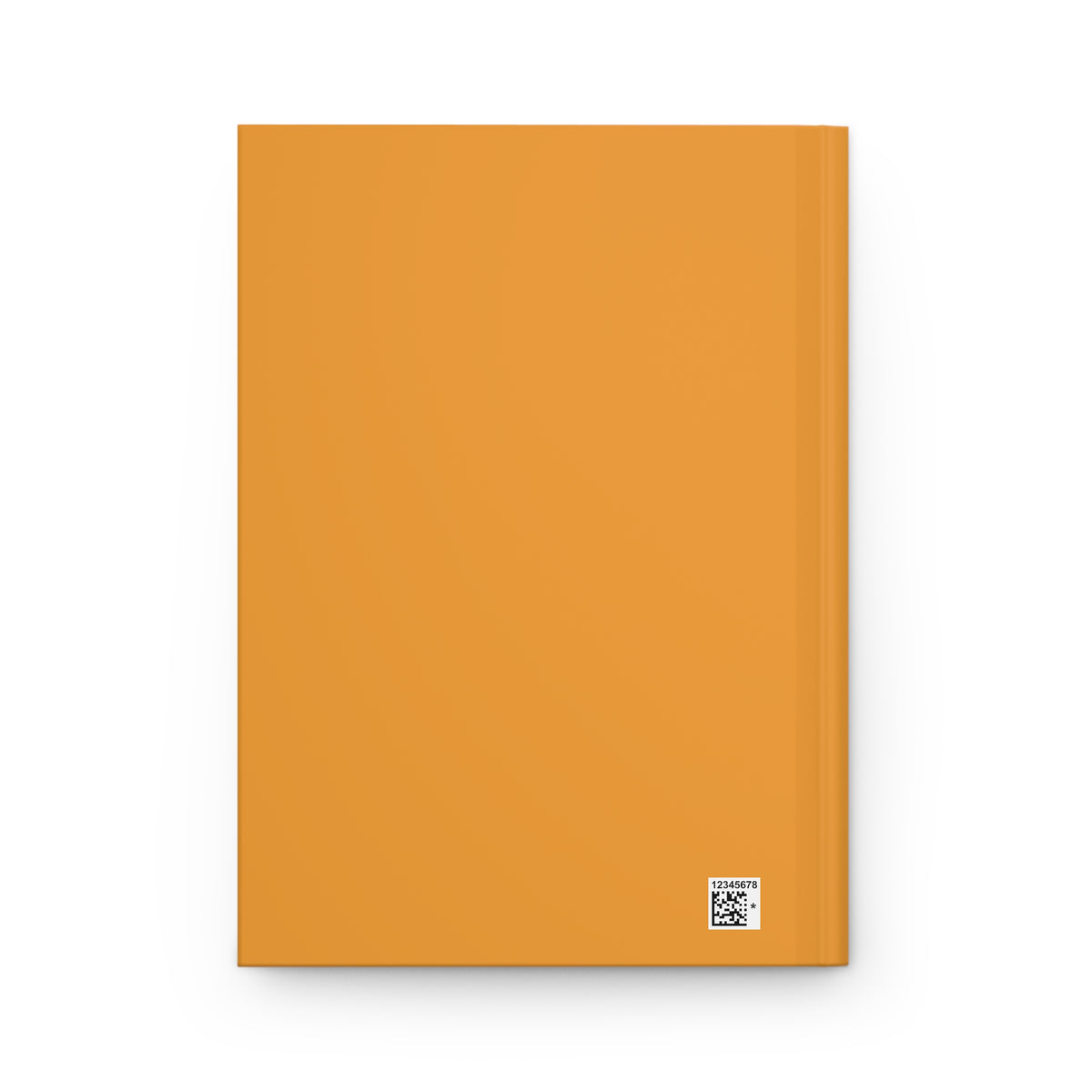 Journal Notebook, Hardcover Lined - Artichoke Blooming in Orange