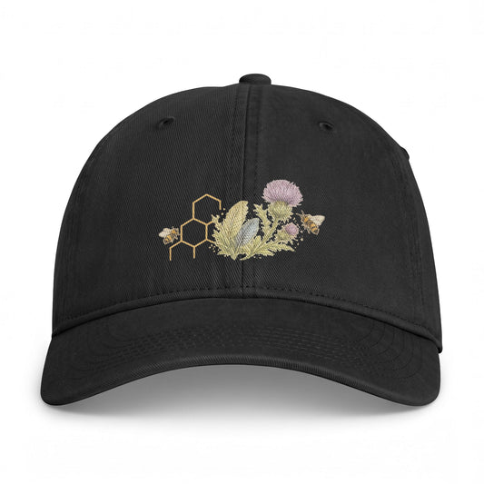 Honey & Thistles Basic Logo Coastal Washed Cap