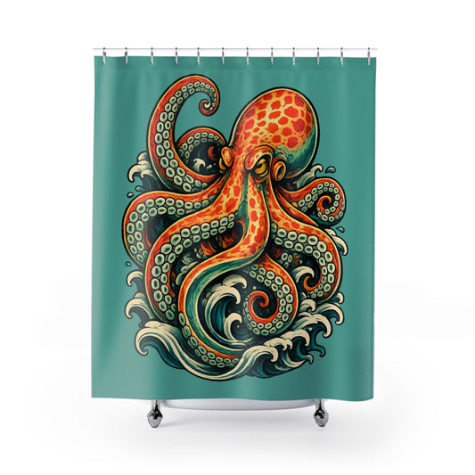 Octopus Shower Curtain