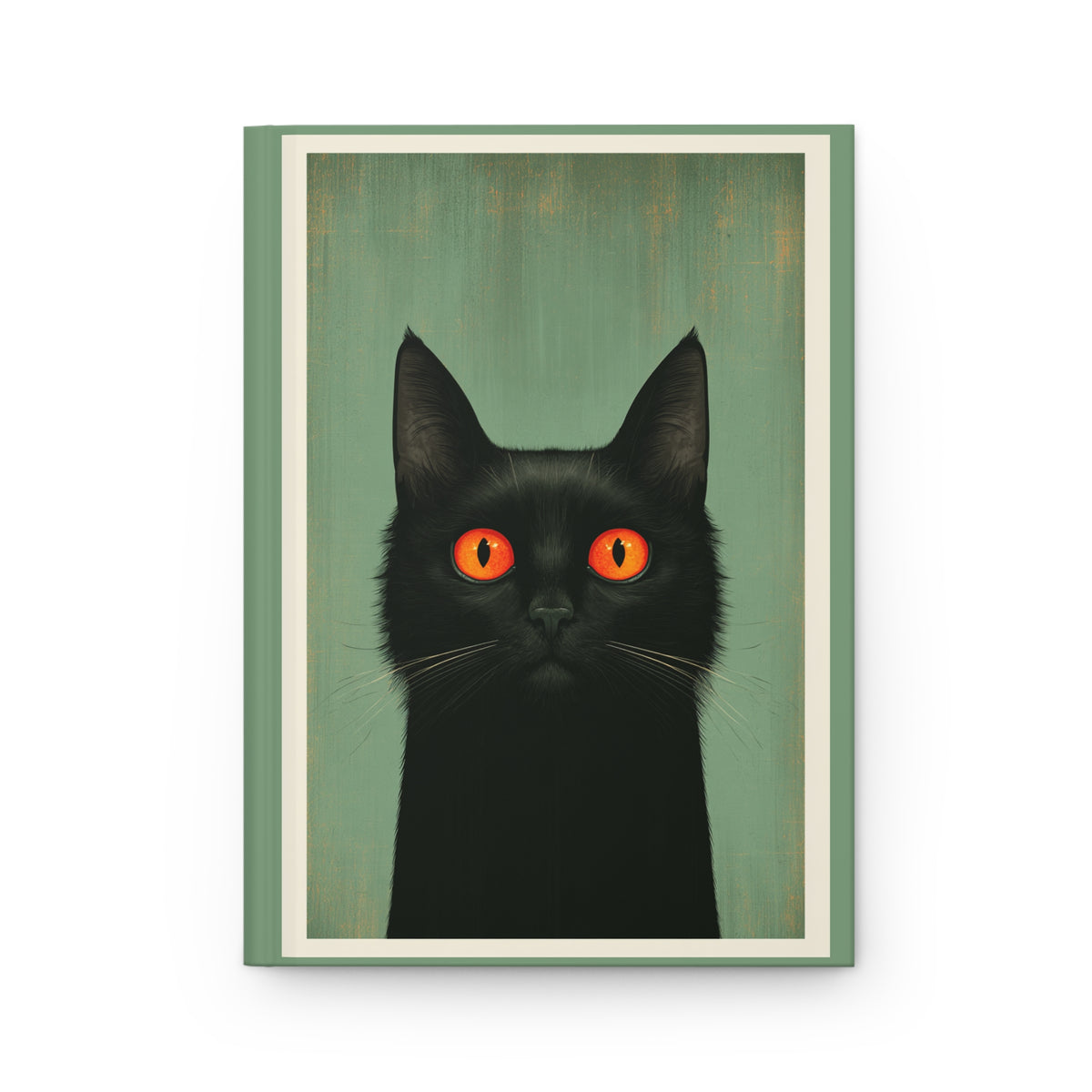 Journal Notebook, Hardcover Lined - Black Cat Says What?