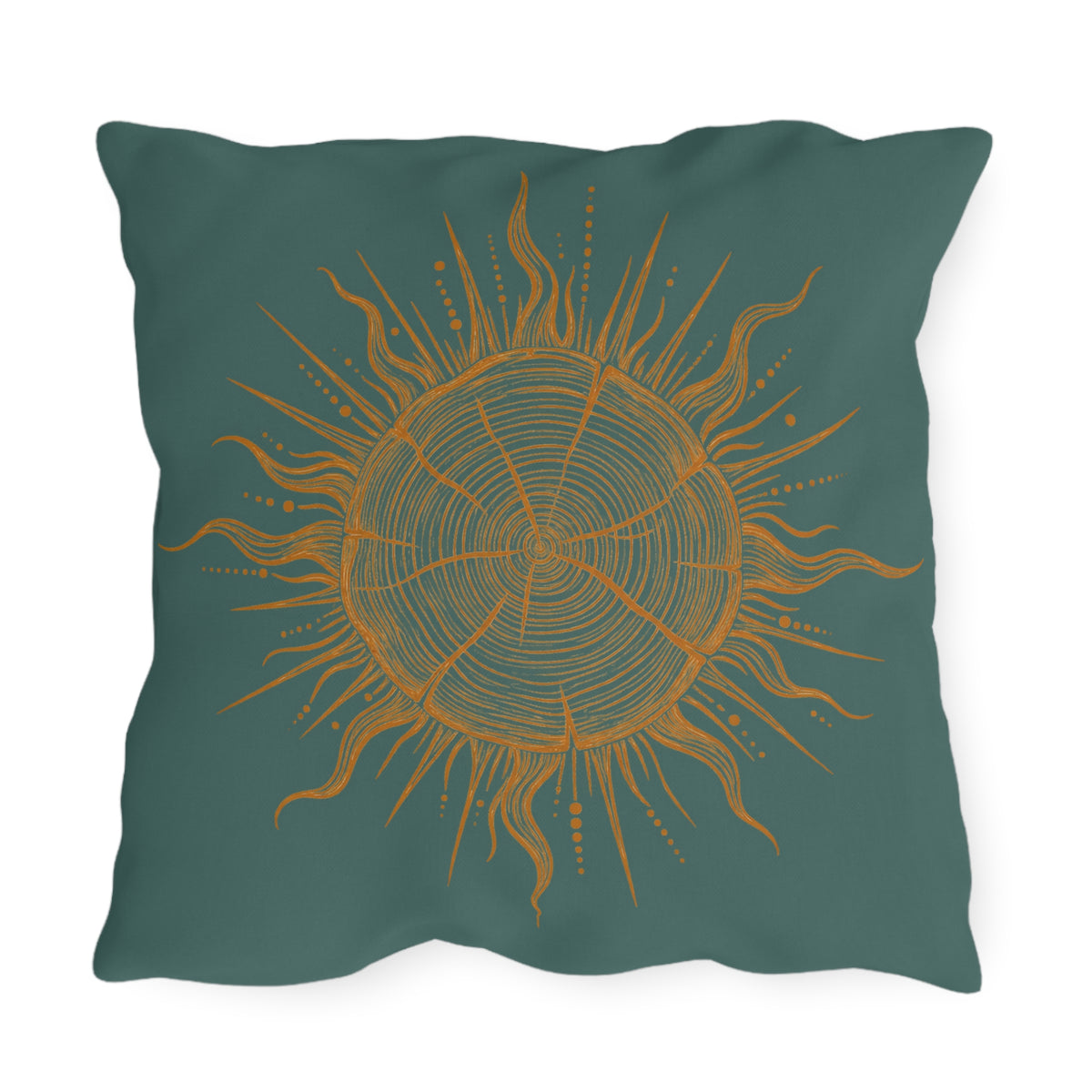 Pillow, Outdoor/Garden - Boho Let the Sunshine In Sunburst
