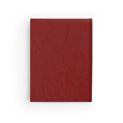 Journal Notebook, Hardcover Blank - Gothic Skeleton Gentleman (red)