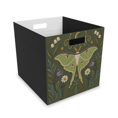 Luna Moth Felt Storage Box