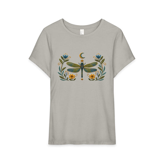 Dragonfly Floral Tee Shirt
